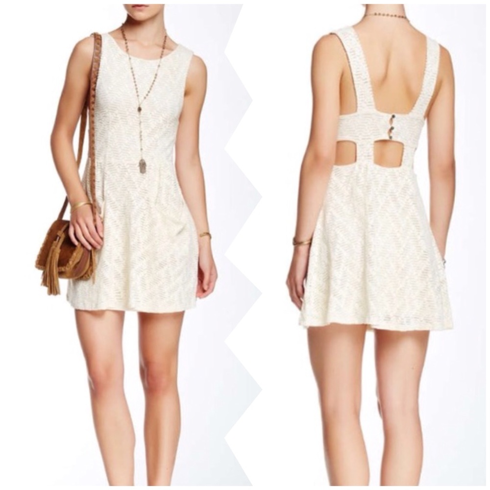 Free People Lace Poppy Dress